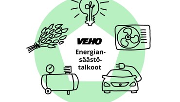 Veho mukana energiansäästötalkoissa